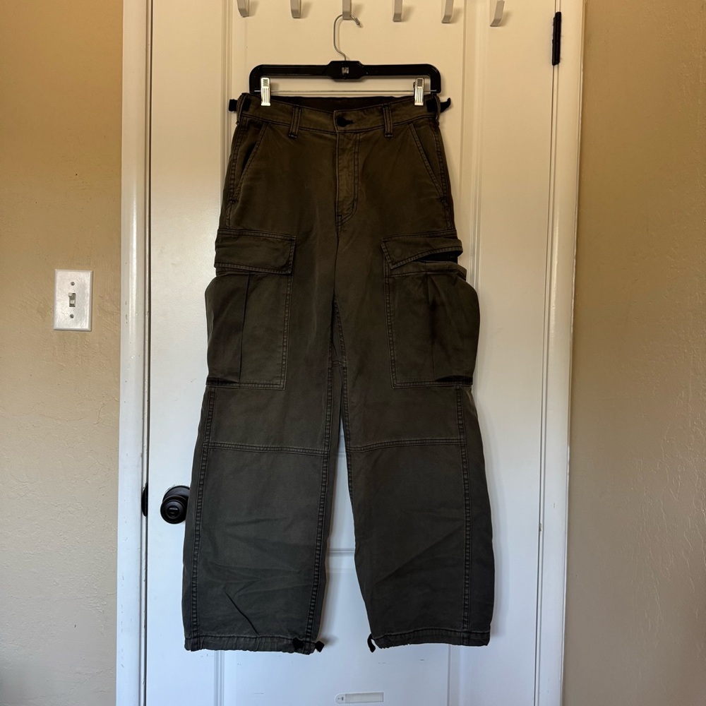 Cherry LA Olive Cargo Pants